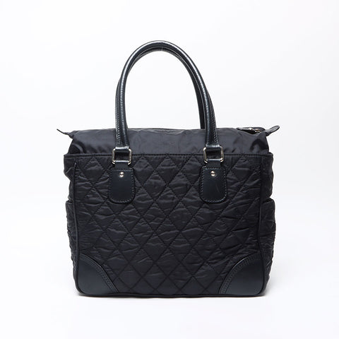 シャネル CHANEL パリス ニューヨークライン ナイロン デカ ココマーク 10番台 2005-2006 トートバッグ ブラック WS13582