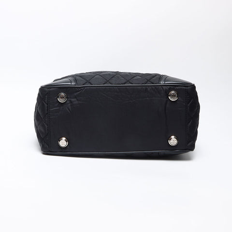 シャネル CHANEL パリス ニューヨークライン ナイロン デカ ココマーク 10番台 2005-2006 トートバッグ ブラック WS13582