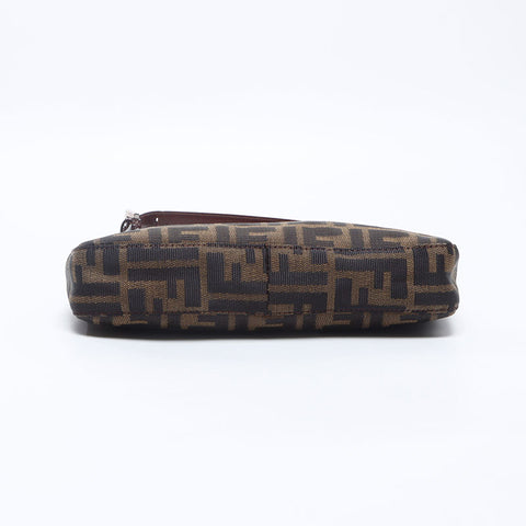 フェンディ FENDI ズッカ ロゴ キャンバス ショルダーバッグ ブラウン WS13584