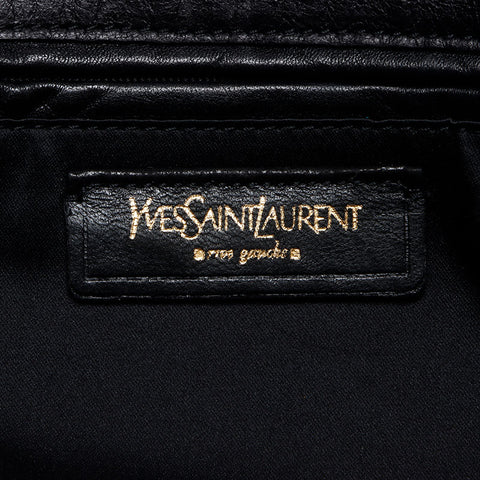 イヴ・サンローラン YVES SAINT LAURENT レザー メトロポリス ショルダーバッグ ブラック WS13587