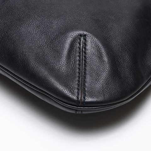 イヴ・サンローラン YVES SAINT LAURENT レザー メトロポリス ショルダーバッグ ブラック WS13587