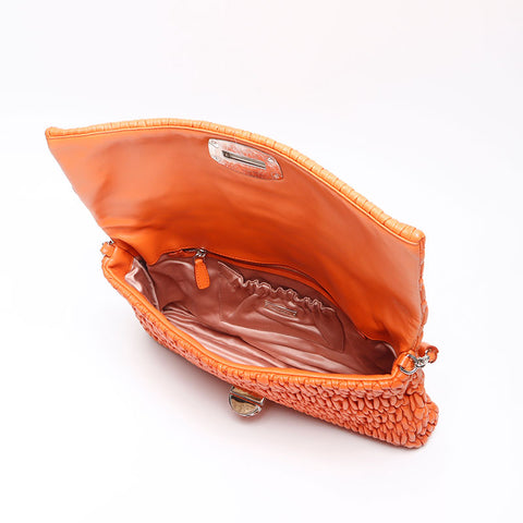 Miu Miu Materasse Shoulder Bag Orange WS13588