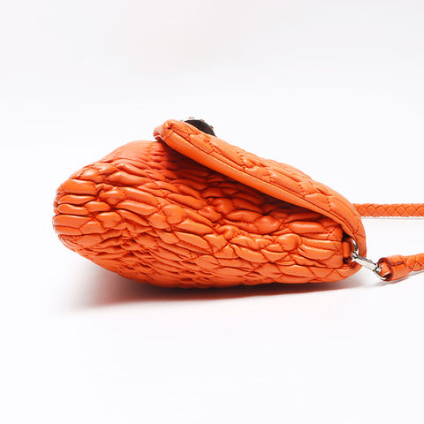 Miu Miu Materasse Shoulder Bag Orange WS13588