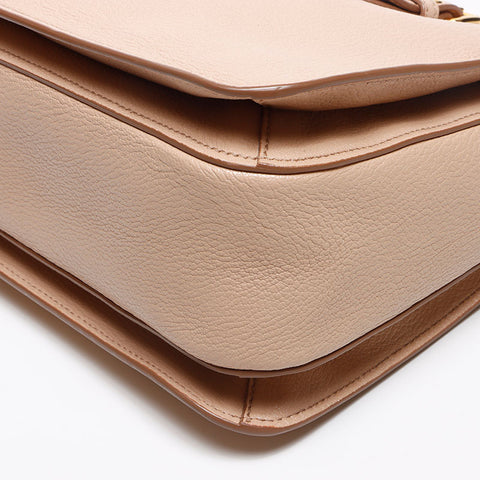 Miu Miu Madras Leather 2way Handbag pink WS13591