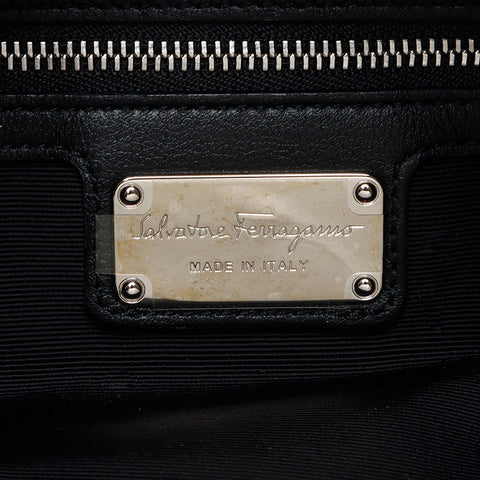 Salvatore Ferragamo Vara 2way Leather Boston bag black WS13593
