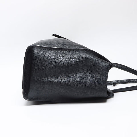 Salvatore Ferragamo Leder Amy Handtasche schwarz WS13594