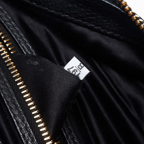 Miu Miu Leather mini Boston bag Shoulder Bag black WS13596