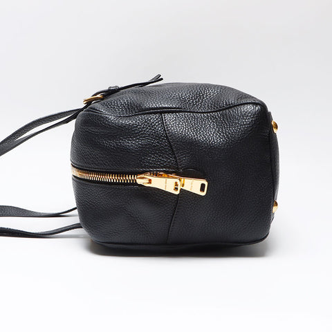 Miu Miu Leather mini Boston bag Shoulder Bag black WS13596