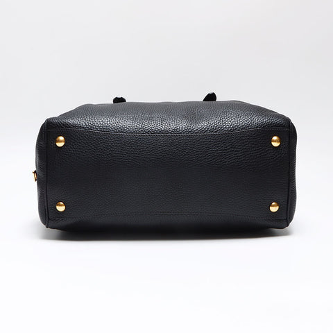 Miu Miu Leather mini Boston bag Shoulder Bag black WS13596