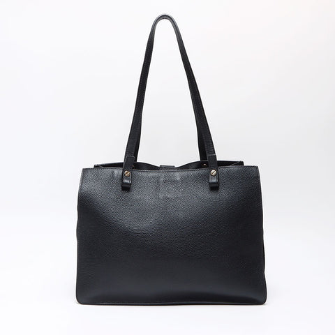 Chloe FAYE Leather Tote Shoulder Bag black WS13597