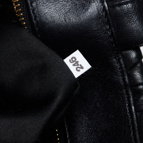 ミュウ ミュウ Miu Miu マテラッセ 2way レザー ハンドバッグ ブラック WS13598