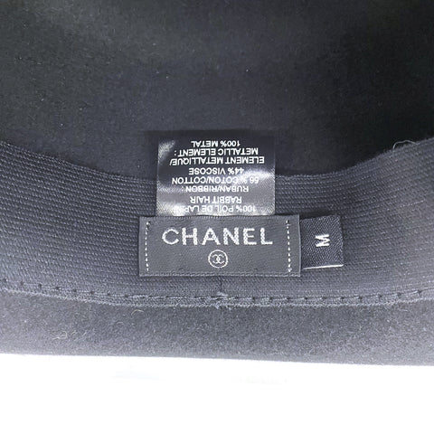 Chanel Accessories Hat Black WS1359