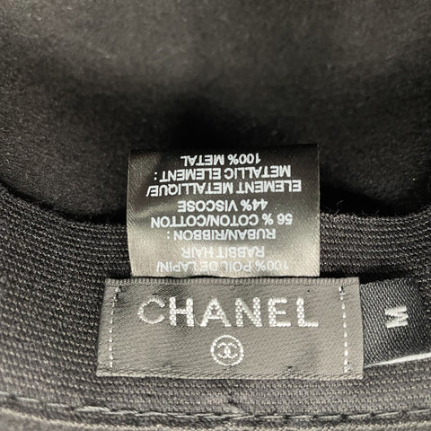 Chanel Accessories Hat Black WS1359