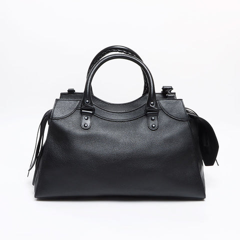 BALENCIAGA Neo Classic City Large 2way Handbag black WS13600