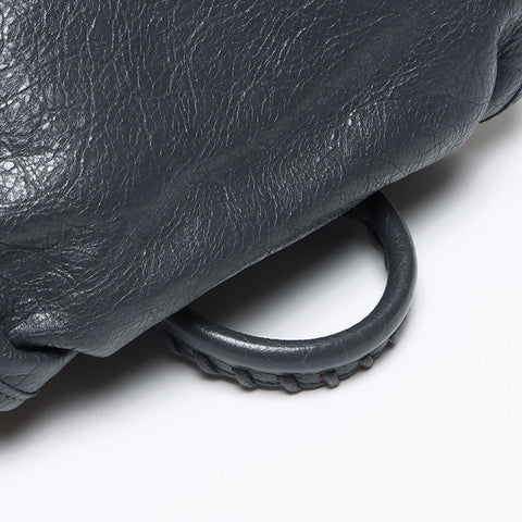 バレンシアガ BALENCIAGA クラシック トラベラー レザー リュック・デイパック グレー WS13602