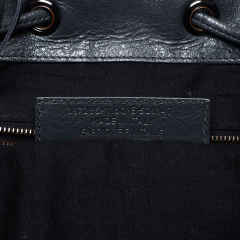 バレンシアガ BALENCIAGA クラシック トラベラー レザー リュック・デイパック グレー WS13602