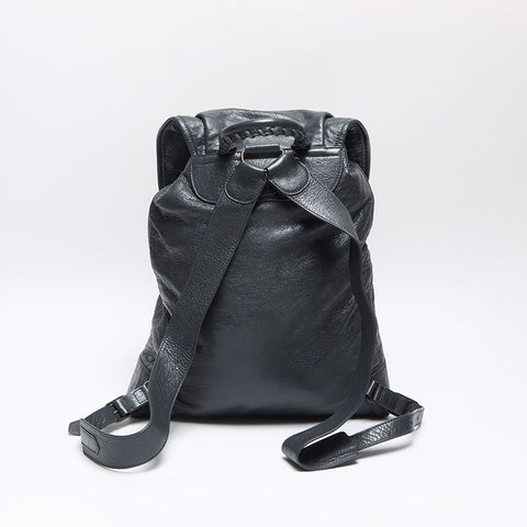 バレンシアガ BALENCIAGA クラシック トラベラー レザー リュック・デイパック グレー WS13602