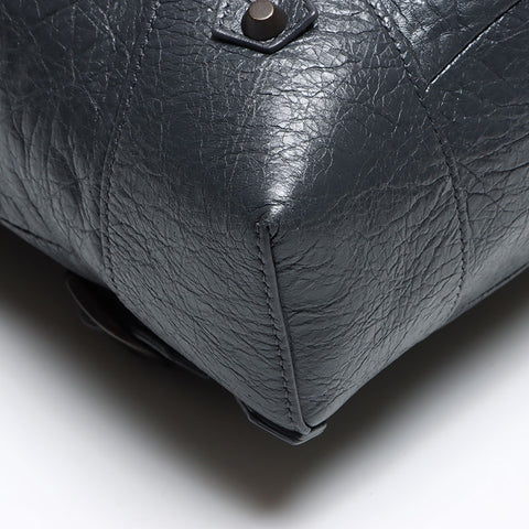 バレンシアガ BALENCIAGA クラシック トラベラー レザー リュック・デイパック グレー WS13602