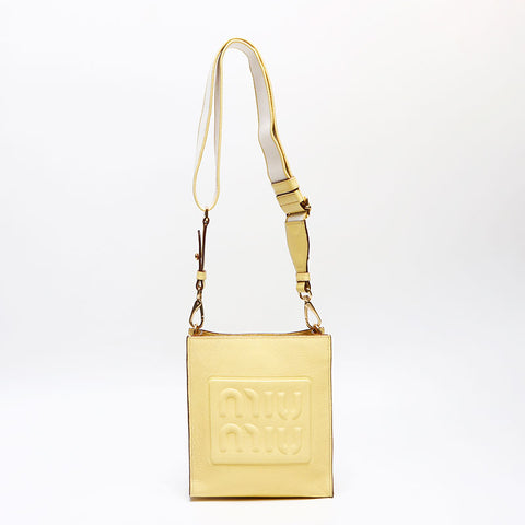 miu miu マドラスショルダーバッグ miu miu ミュウミュウ MADRAS マドラス ハンドバッグ ショルダー