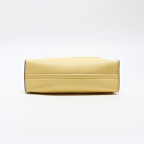 ミュウ ミュウ Miu Miu マドラス ロゴ ショルダーバッグ イエロー WS13608