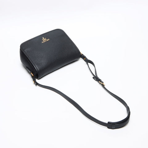 プラダ PRADA ヴィッテロダイノ レザー ショルダーバッグ ブラック WS13609