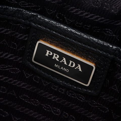 プラダ PRADA ヴィッテロダイノ レザー ショルダーバッグ ブラック WS13609