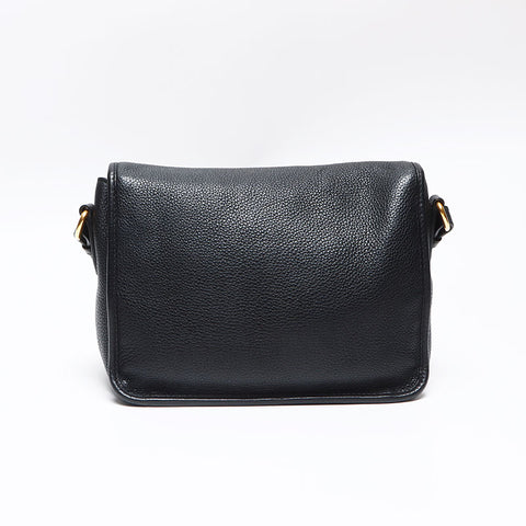 プラダ PRADA ヴィッテロダイノ レザー ショルダーバッグ ブラック WS13609