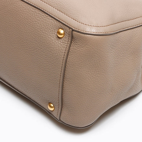 Miu Miu Madras leather Handbag beige WS13610