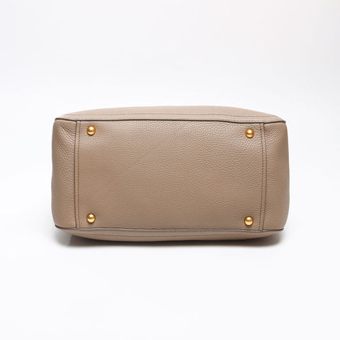 Miu Miu Madras leather Handbag beige WS13610