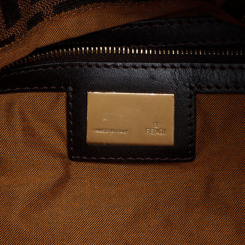 フェンディ FENDI ズッカ ショルダーバッグ ブラウン WS13611