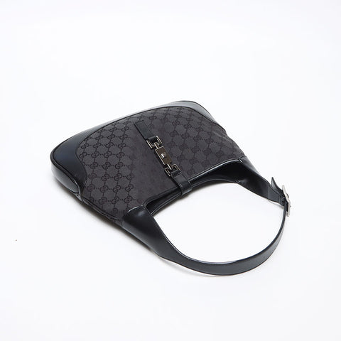 グッチ GUCCI ジャッキー GGキャンバス ショルダーバッグ ブラック WS13613