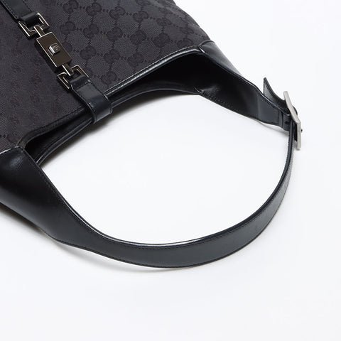 グッチ GUCCI ジャッキー GGキャンバス ショルダーバッグ ブラック WS13613