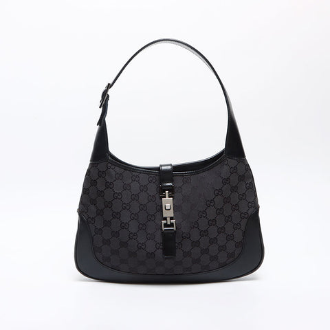 グッチ GUCCI ジャッキー GGキャンバス ショルダーバッグ ブラック WS13613