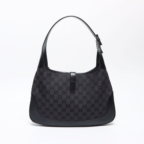 グッチ GUCCI ジャッキー GGキャンバス ショルダーバッグ ブラック WS13613