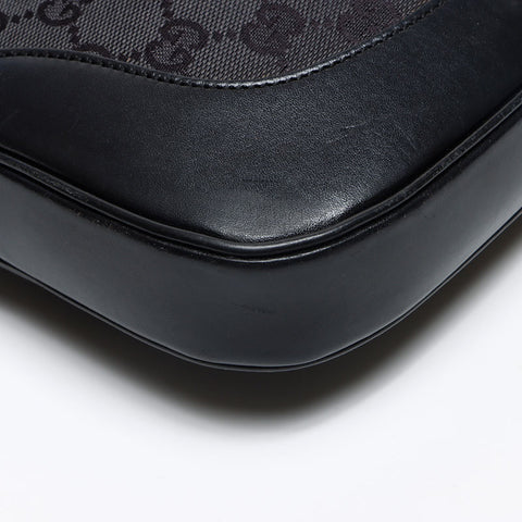 グッチ GUCCI ジャッキー GGキャンバス ショルダーバッグ ブラック WS13613