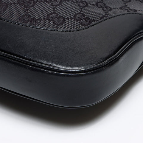 グッチ GUCCI ジャッキー GGキャンバス ショルダーバッグ ブラック WS13613