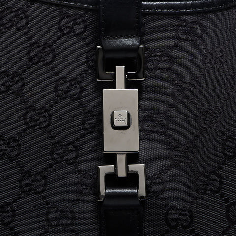グッチ GUCCI ジャッキー GGキャンバス ショルダーバッグ ブラック WS13613
