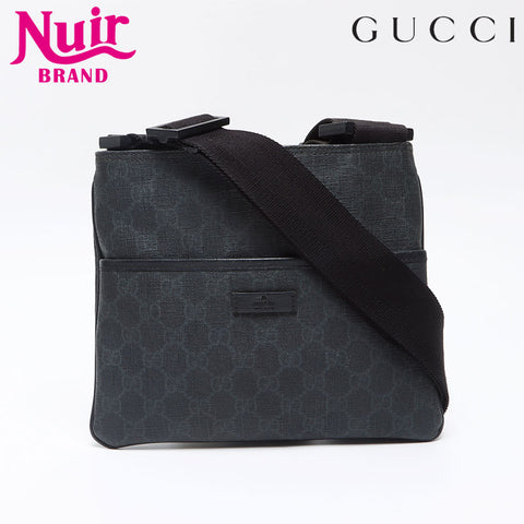 GUCCI GG Supreme Shoulder Bag black WS13614