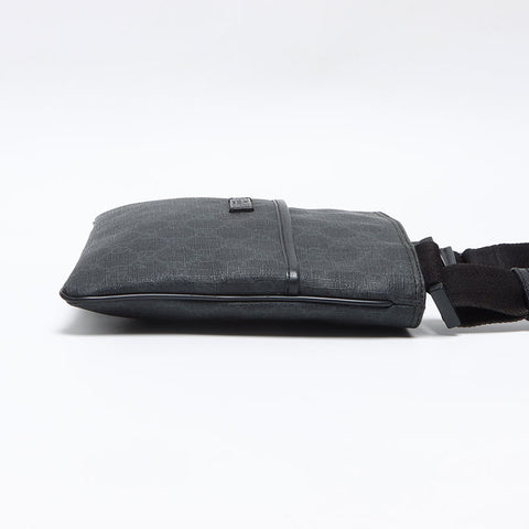 GUCCI GG Supreme 单肩包 黑色 WS13614