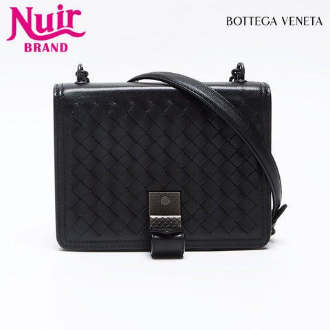 BOTTEGAVENETA INTRECCIATO Shoulder Bag black WS13615