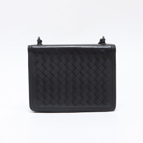 BOTTEGAVENETA INTRECCIATO Shoulder Bag black WS13615