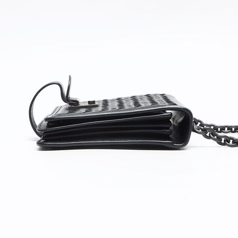 BOTTEGAVENETA INTRECCIATO Shoulder Bag black WS13615