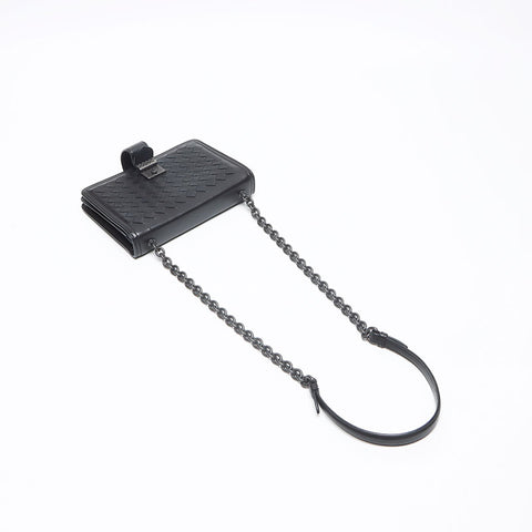 BOTTEGAVENETA INTRECCIATO Shoulder Bag black WS13615