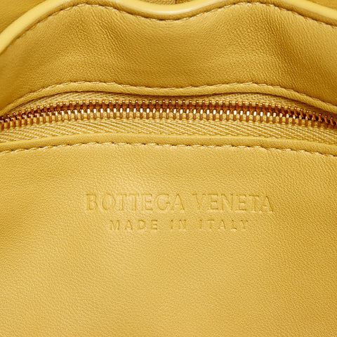 BOTTEGAVENETA Nappa INTRECCIATO Padded Chain Cassette Satchel Bag Shoulder Bag yellow WS13617