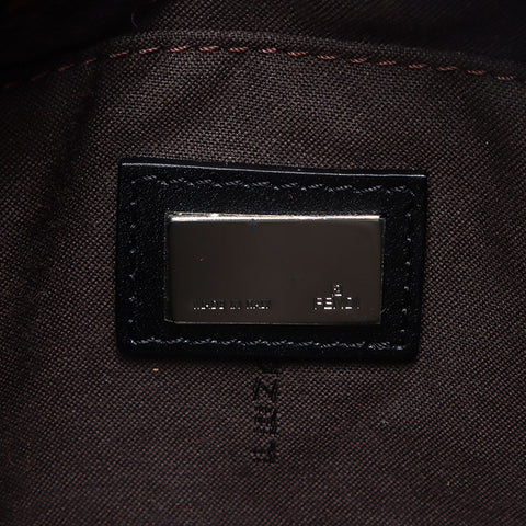 フェンディ FENDI ミニ ズッキーノ マンマ ショルダーバッグ ブラウン WS13624