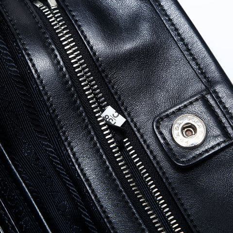 プラダ PRADA ナイロン テスート 2way ハンドバッグ ブラック WS13625