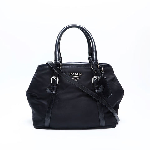 プラダ PRADA ナイロン テスート 2way ハンドバッグ ブラック WS13625