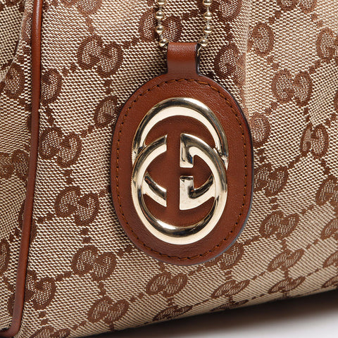 グッチ GUCCI GGキャンバス スーキー ハンドバッグ ベージュ WS13626