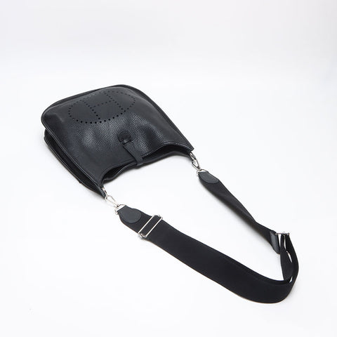 エルメス HERMES ◻︎P刻印 2012年製 エブリン PM トリヨン ショルダーバッグ ブラック WS13629