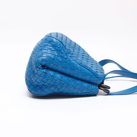 ボッテガヴェネタ BOTTEGAVENETA イントレチャート ショルダーバッグ ブルー WS13630